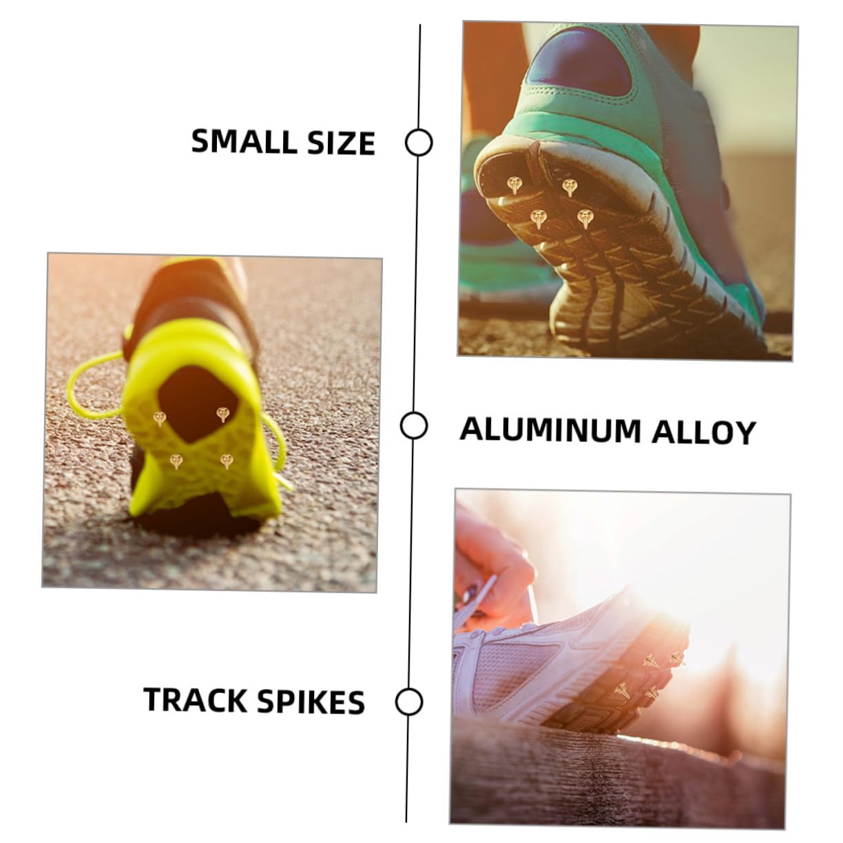 TOYANDONA Chiodi per Scarpe Punte per Tacchetti per Corsa E Sostituzione Facile E Resistente Adatti per Allenamenti Outdoor