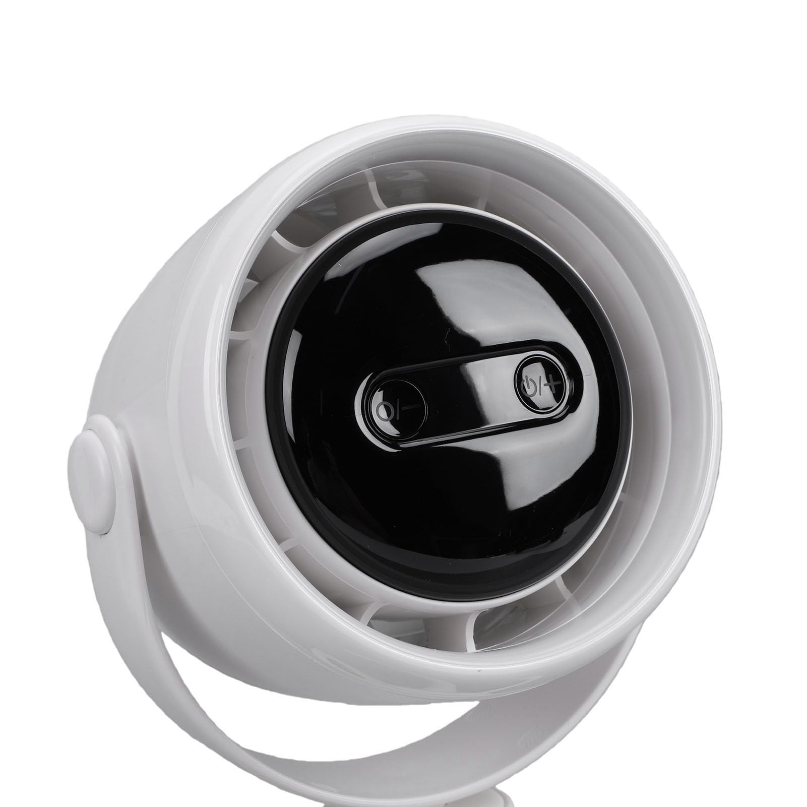 Mini Ventilateur pour Poussette, 3 Vitesses, Design fermé et Silencieux, Idéal pour le Confort de bébé en Déplacement, Blanc