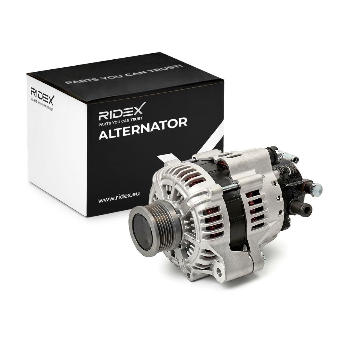 RIDEX 4G0014 Alternador 14V 120A Compatible con HYUNDAI SONATA V NF, KIA SPORTAGE JE, KM