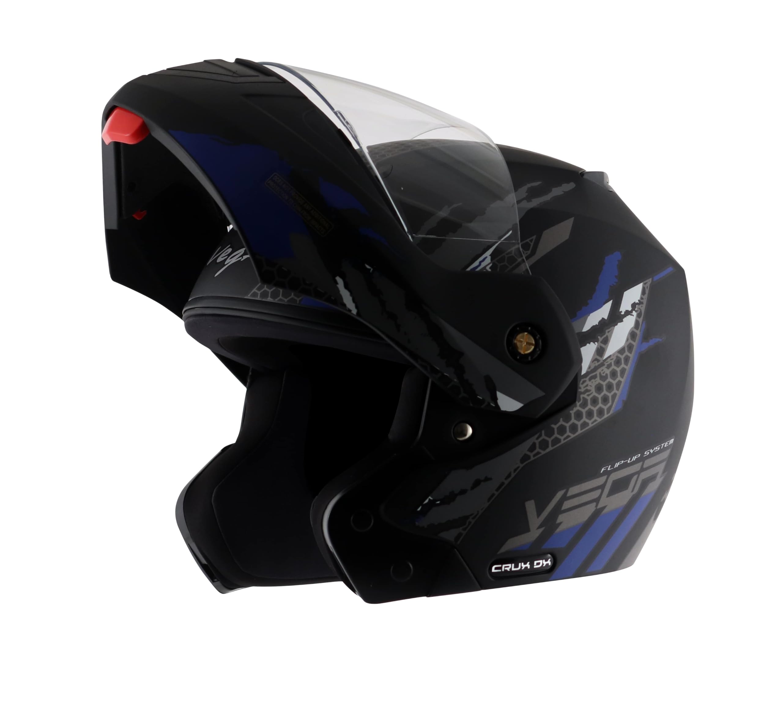 Vega Vega Crux Dx Flex Dull Black Blue Helmet-L-image-24