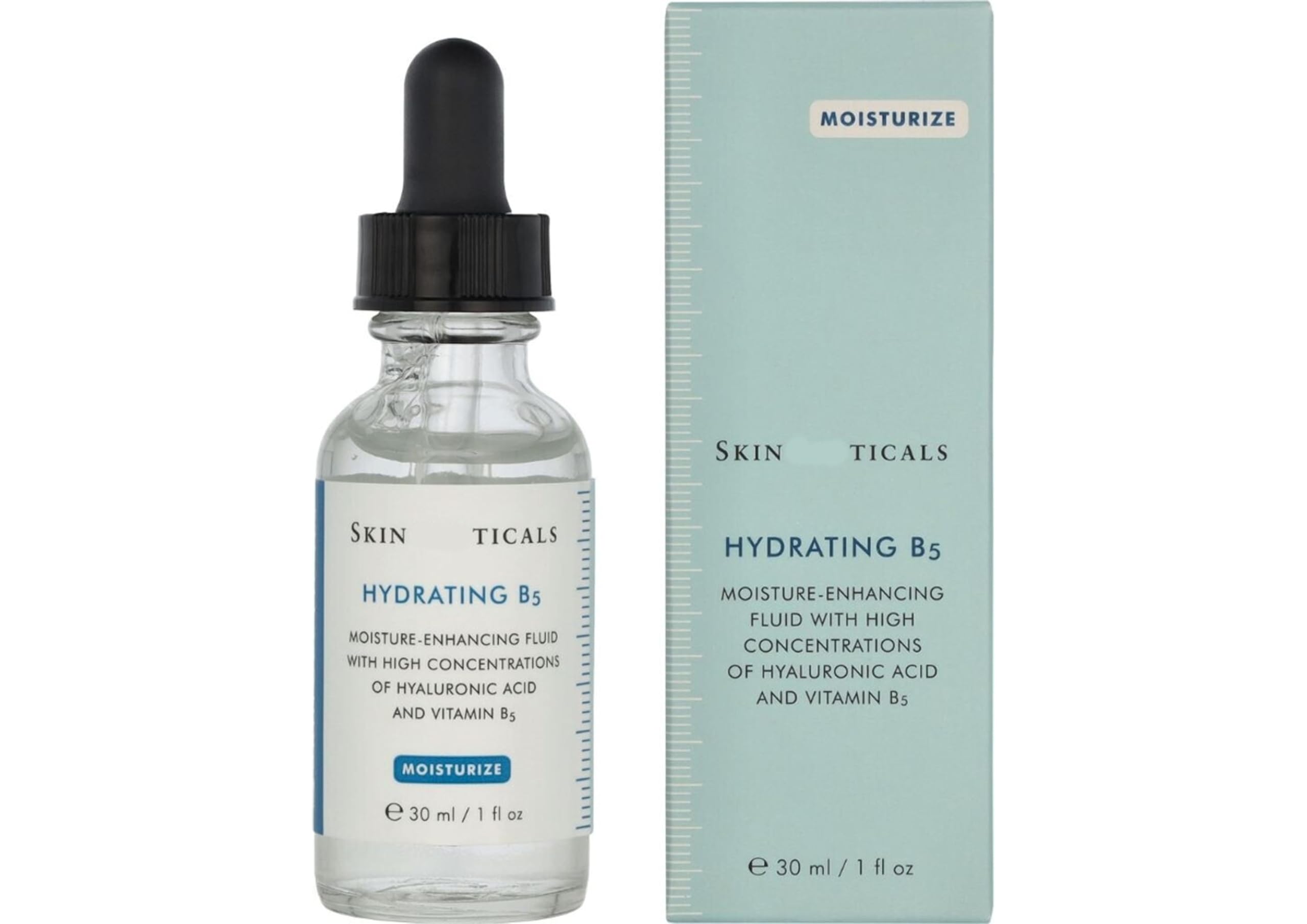 Skinticals Hydrating B5 Serum 30ml Feuchtigkeitsserum Gesicht mit Hyaluronsäure Vitamin B5 hydratisierende Hautpflege für trockene empfindliche Haut leichte Pflege Frauen Männer