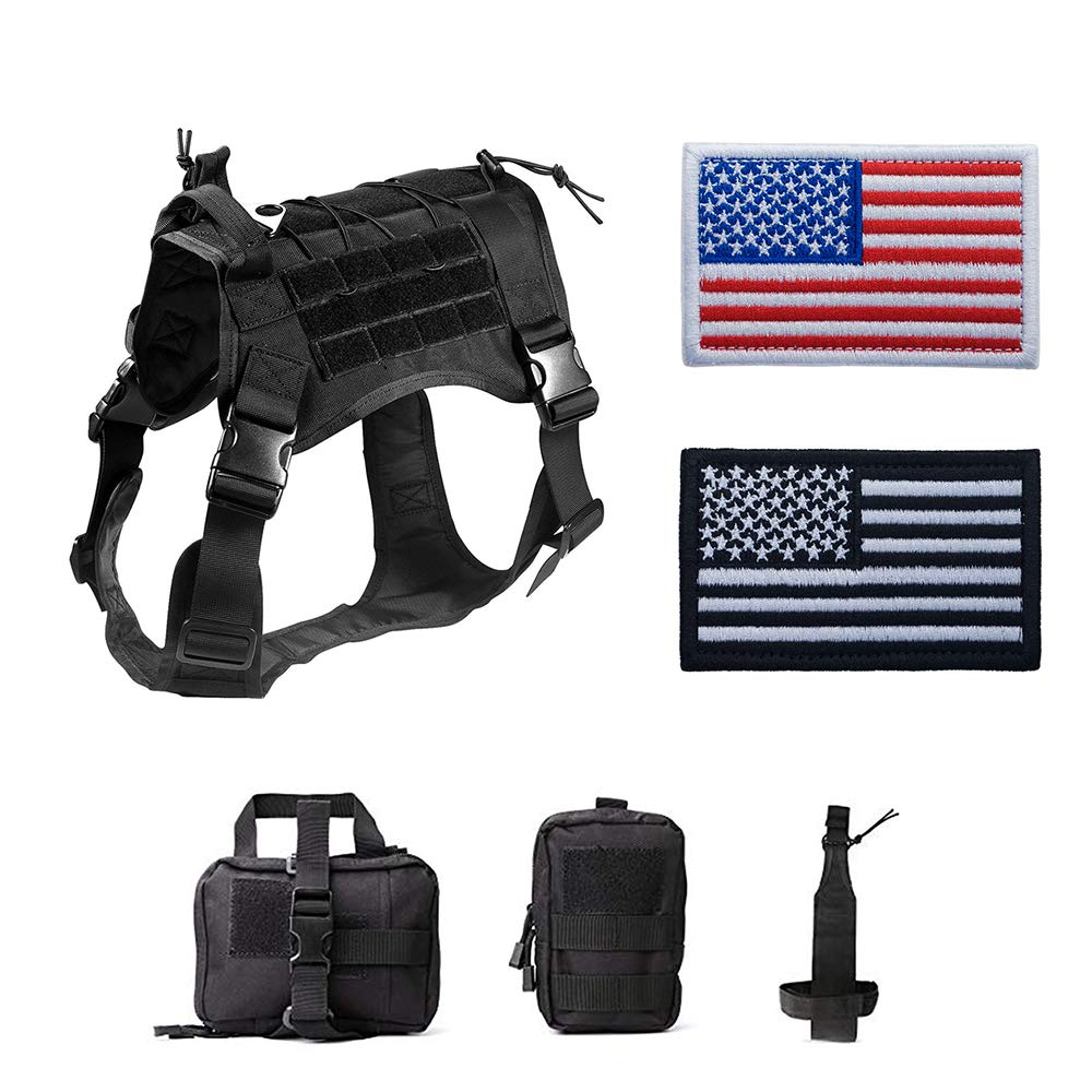 service dog vest with pouches