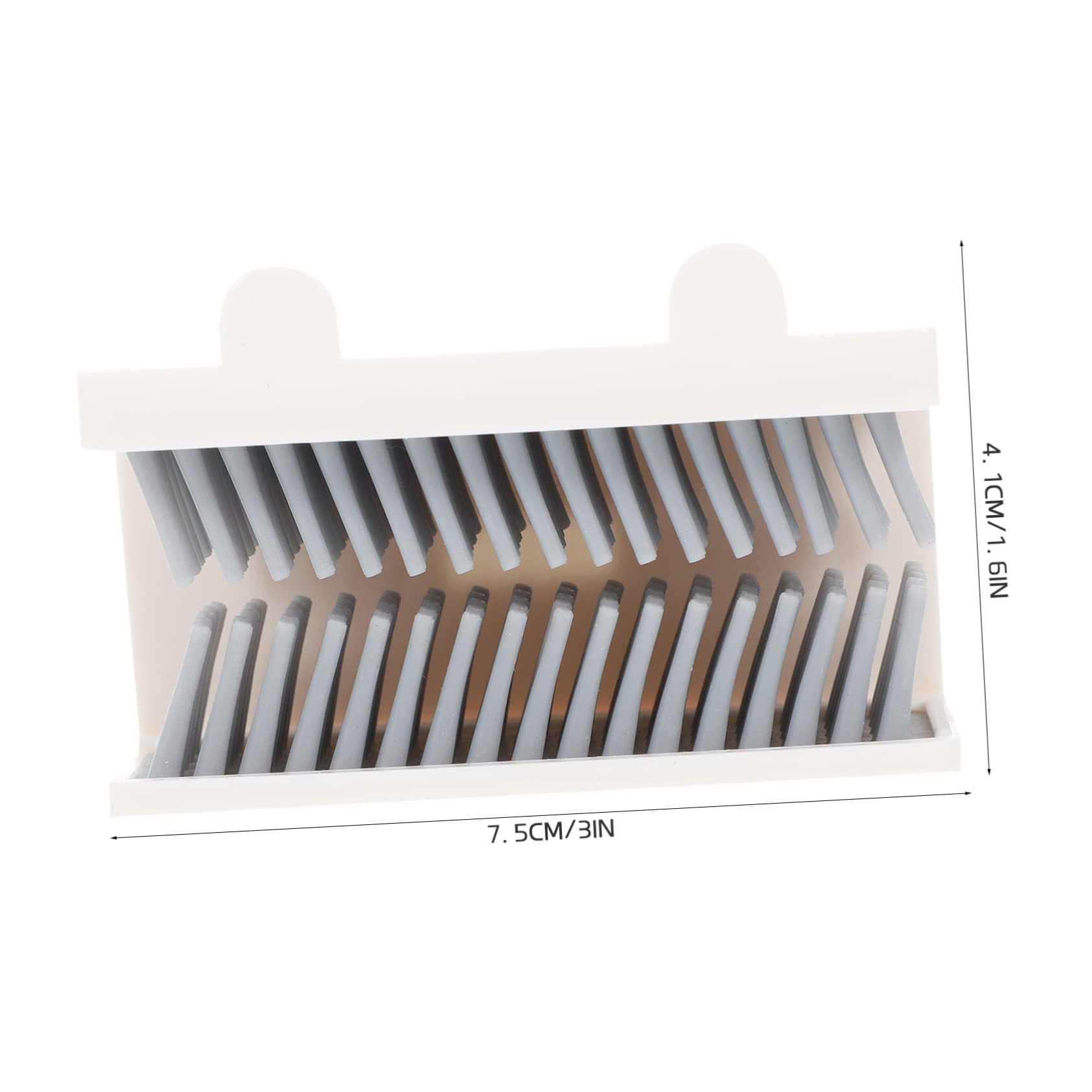 Uonlytech 5pezzi Doccia Silicone Montato Raccoglitore Per Per Design Orecchie Facile Installare e Resistente Draining
