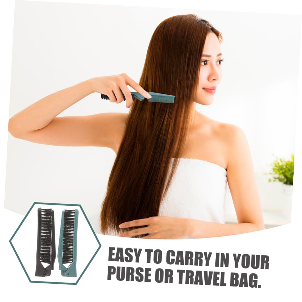 Beavorty Set Di 5 Mini Spazzole Per Pettini Per Portatili Per Donne Set Di Spazzole Per Da Viaggio Pettini 4 Pezzi * 5
