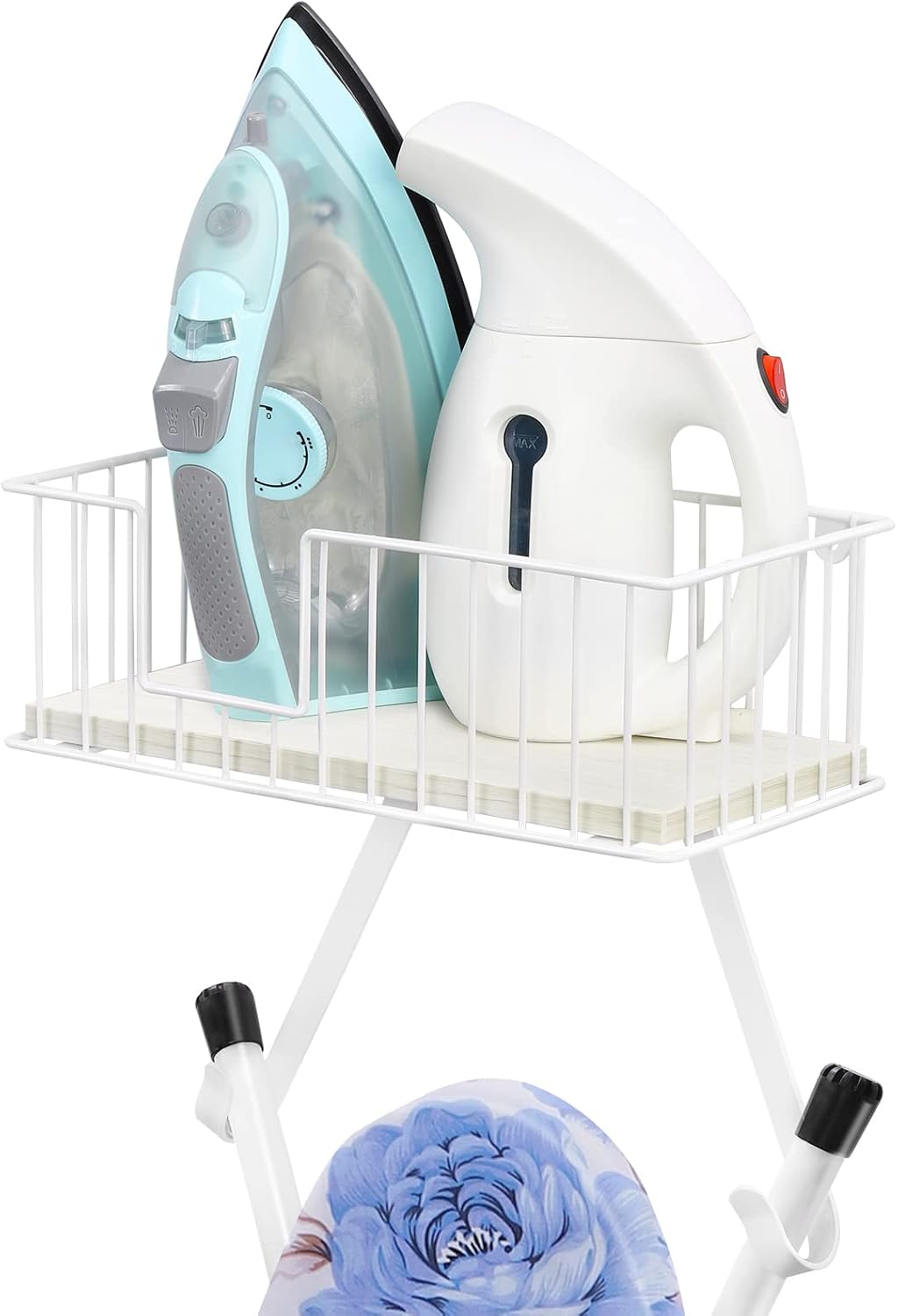 DOMYDEVM Wall Mounted Ironing Board Holder, Iron Board