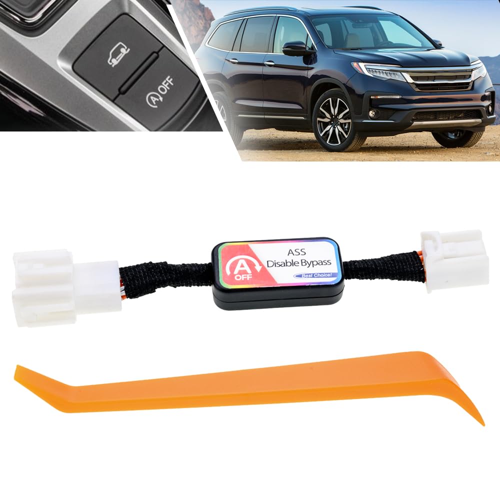 Auto Idle Stop Start Eliminator/Disable for 2019-2022 Hon'da Pilot, 2019-2023 Hon'da Passport Auto Idle Stop Off Module Disable ISG Error Free Engine Start-Stop Bypass