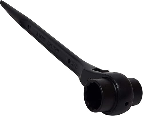 Trinquete de doble cabeza de enchufe con interruptor de marcha atrás (3/4" y 7/8")