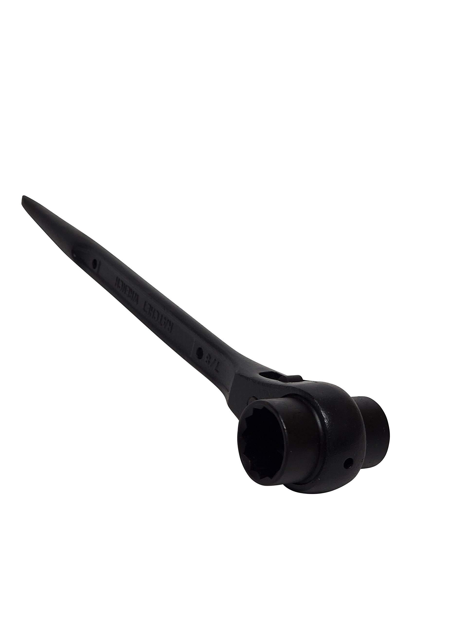 Dual Socket Head Spud Ratchet with Reverse Switch (3/4" and 7/8")