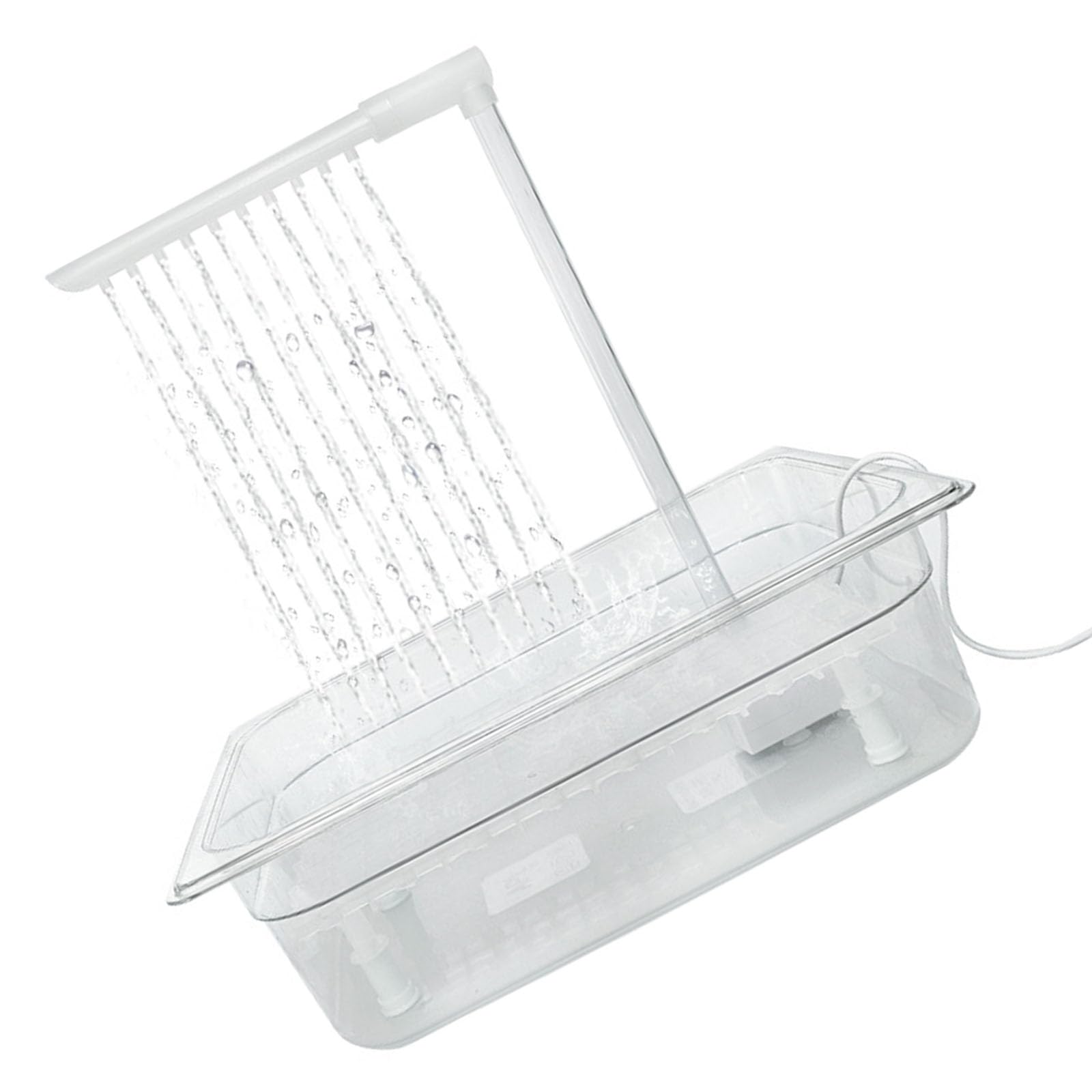 Baignoire automatique pour oiseaux à robinets multiples et système de douche dynamique