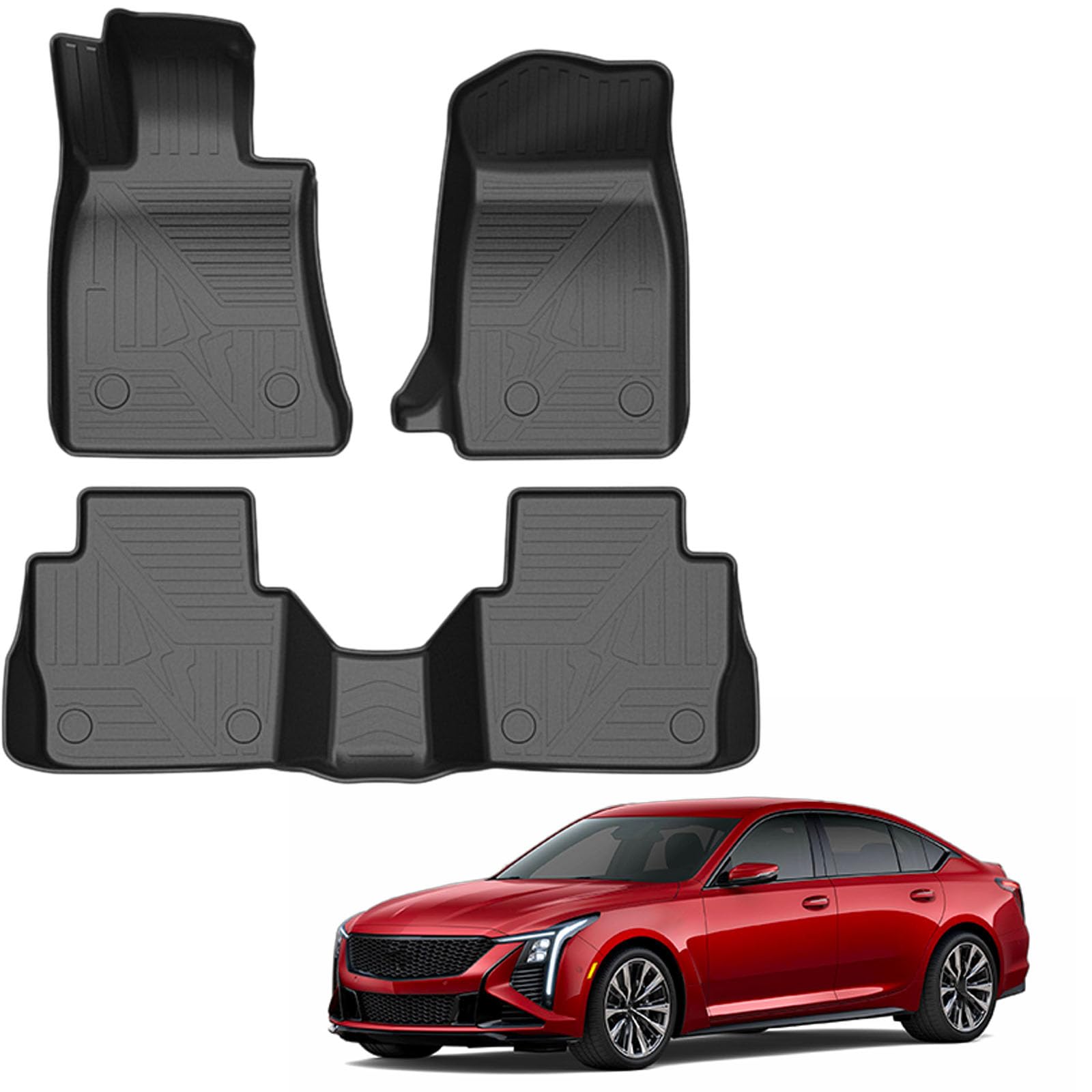 PAPEP Floor Mats for Cadillac CT5 2020-2025 RHD