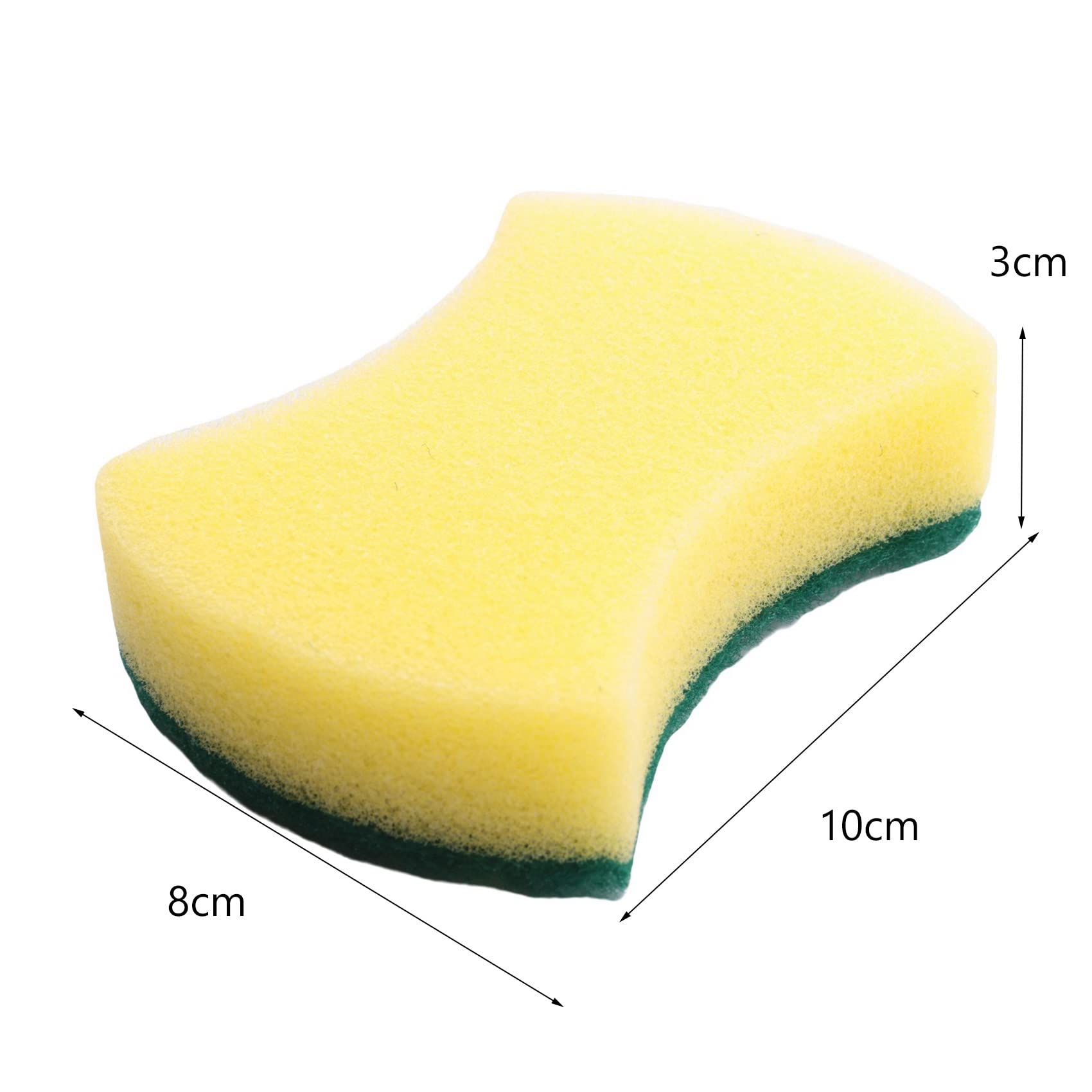 ISTOVO 160 PCS Esponja de Limpieza para Vajilla de Cocina, BañO, Lavado de Autos, Esponja