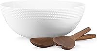 Vista 1 de Kate Spade New York Wickford - Juego de ensaladas con servidores de madera, 4.80 libras, color blanco