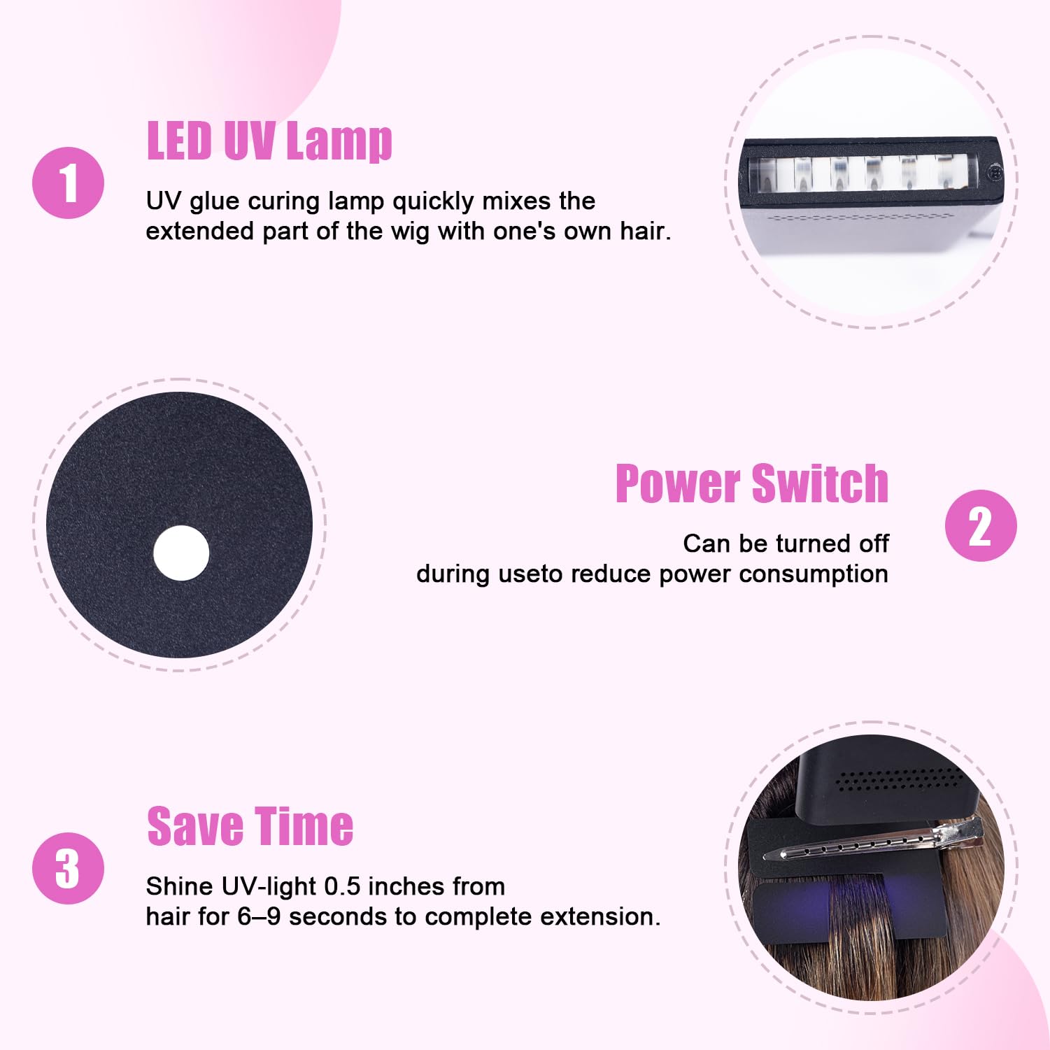 Venvee UV Hair Extensions Kit - Salon Quality at Home -2 Venvee UV Hair Extensions Kit - Salon Quality at Home -2