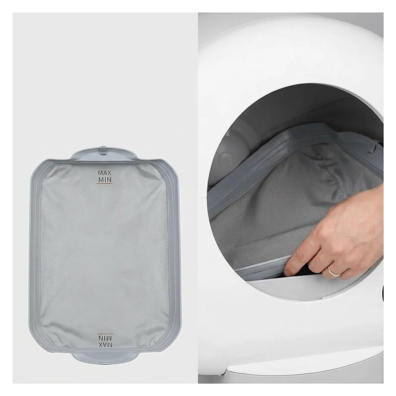 Rivestimento impermeabile in tessuto morbido per lettiera automatica 95L
