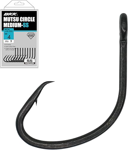 BKK Mutsu - Gancho de luz circular | Paquete de 25 | 2X | Revestimiento súper deslizante | Punta de aguja