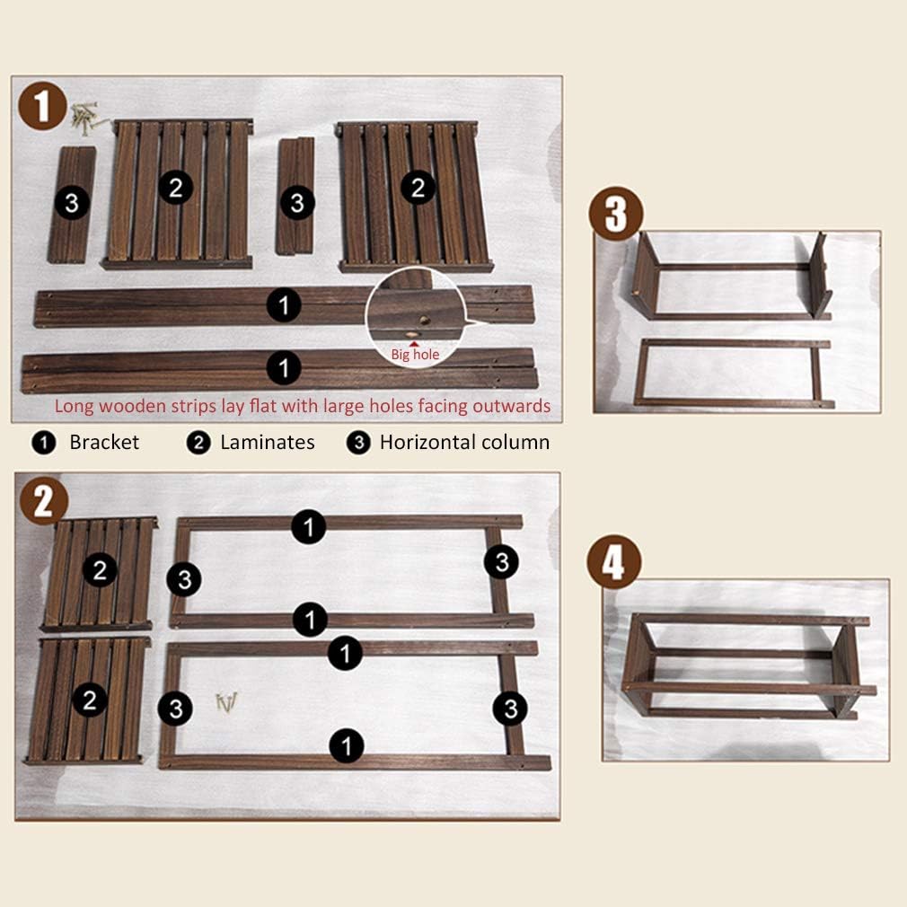 Soporte Para Plantas De Madera ¡Elegante Y Resistente! Perfecto Para Macetas, Decoración De Oficina O Casa