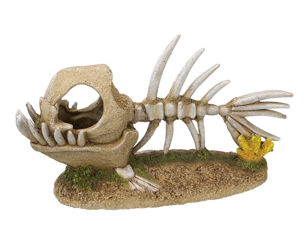 Nobby Aqua Ornaments Monster Fish Skeleton, 22.8 x 8.5 x 13 cm, 1 Piece