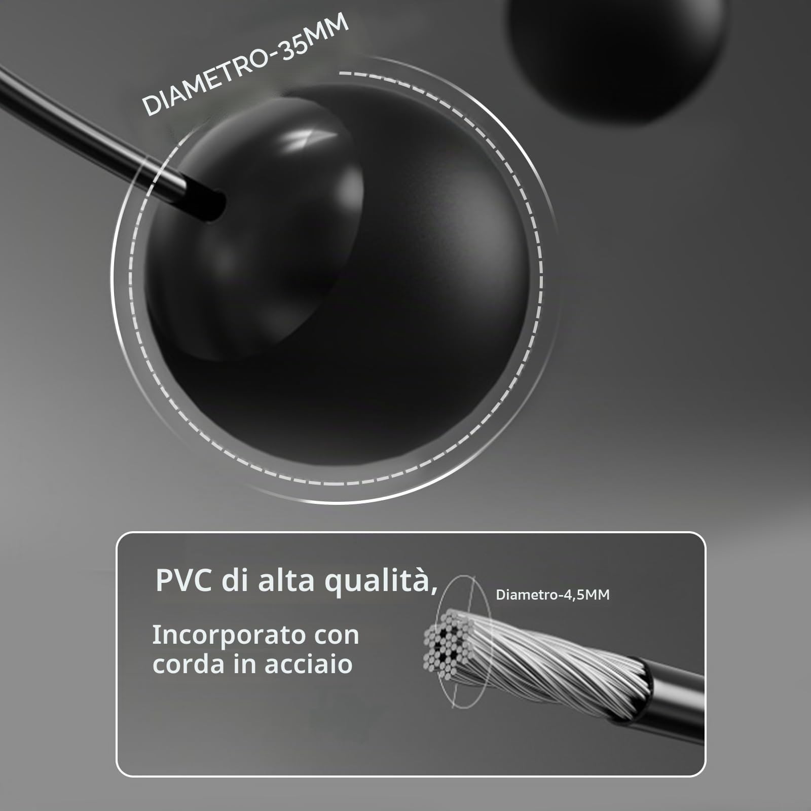 Flintronic Corda per Saltare Smart con Contatore, Corde per Saltare Senza Filo Regolabile, Corda Saltare Regolabile con Cuscinetto a Sfera, per l'Uomo/Donna/Bambini, Fitness/Perdita di Peso