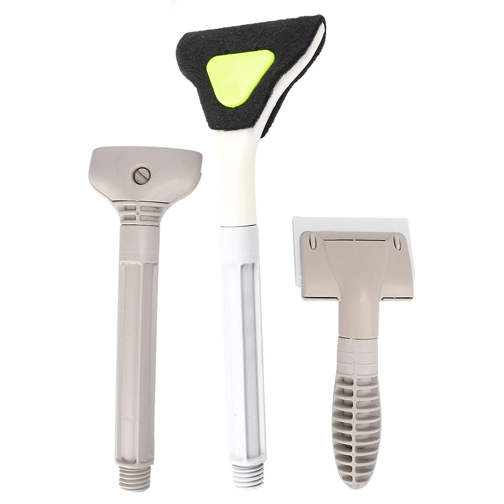 Gavigain 3 in 1 Aquarium Cleaning Kit, Adjustable Retractable Handle, Sturdy Brush Scraper Remover, for Aquarium Owners