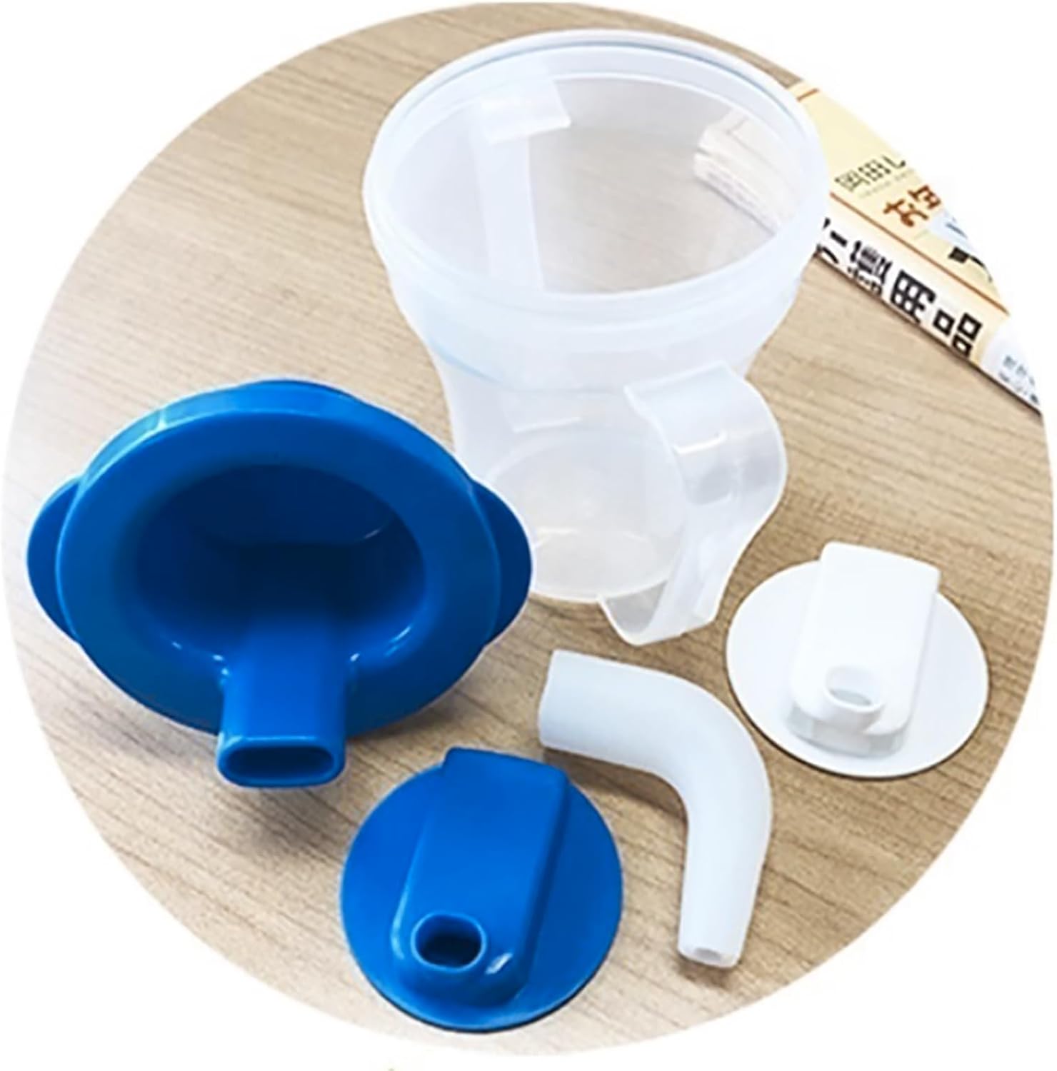 Dysphagia Cup for Adults, Dysphagia Regulating Drinking Cup for Swallowing Difficulties, Dispenses 5cc or 10cc Each Time, Anti-Choking Spill-Proof Slow Flow Cup for Elderly Senior, Dual Handle - Image 8