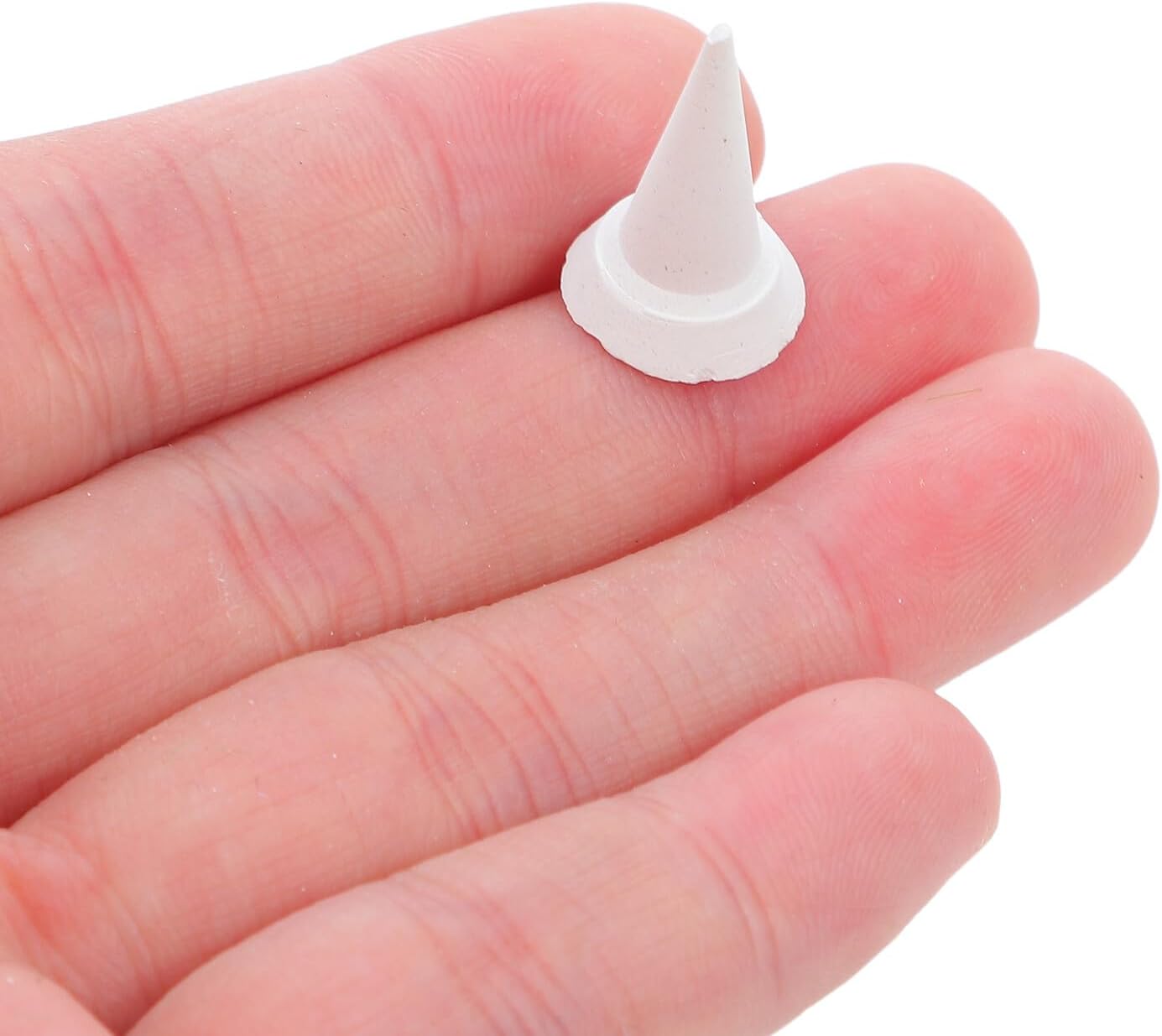 GETAJGHSD 30pcs Alumina Kiln Setter Pins Small Refractory Support Nails Ceramic Kiln Prop Nails for Pottery Jewelry Firing Accessories Furnace Brick Supports