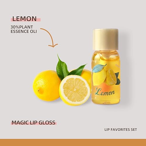 Miniatura 4 de LAMUSELAND 3 piezas de aceite de labios lindo, brillo labial transparente hidratante para el cuidado de los labios para prevenir y calmar los labios