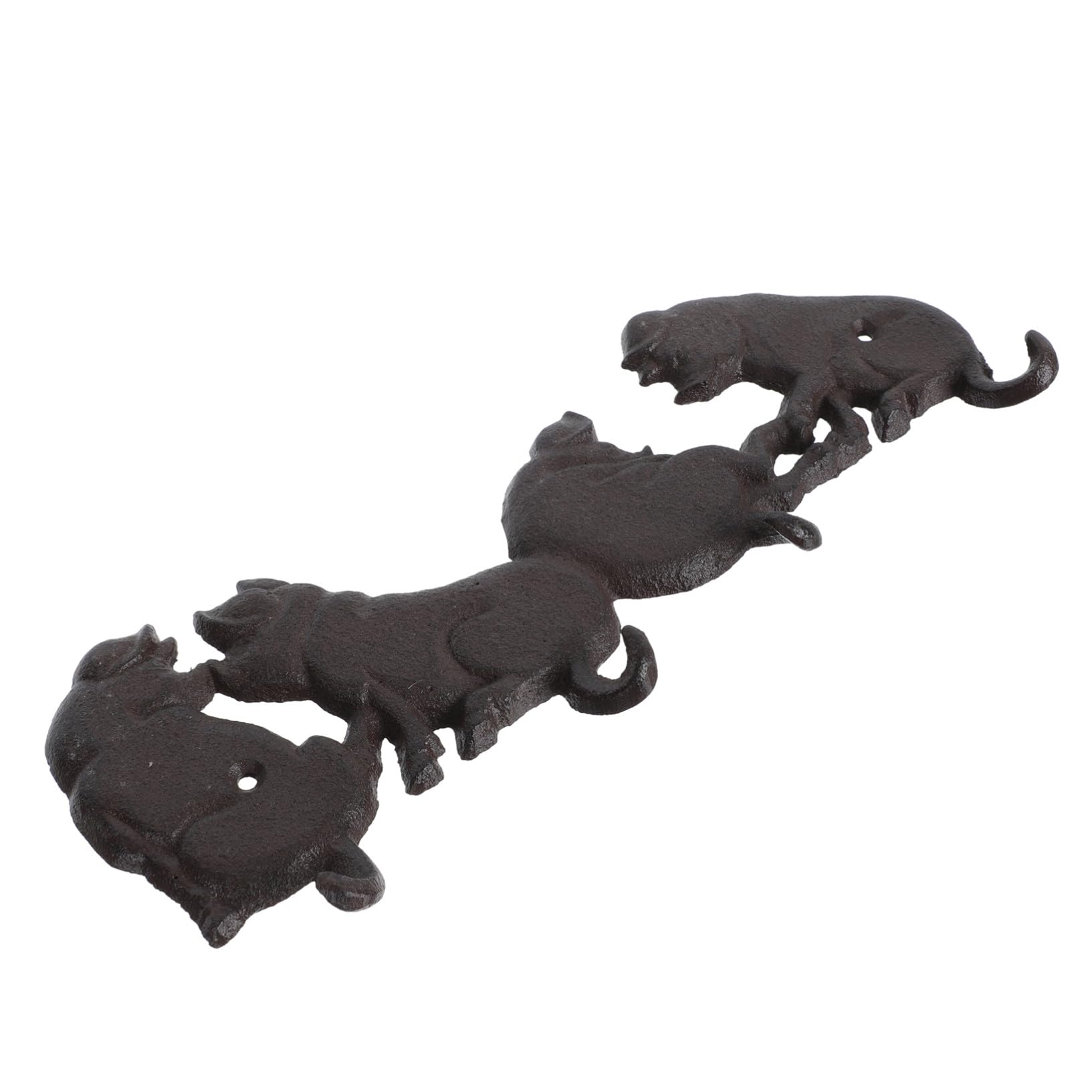 Toyvian Percha de Pared de Hierro Diseño de Cerdo Americano, Gancho Decorativo Práctico y Montado Pared para Colgar Ropa Parte Trasera Puerta