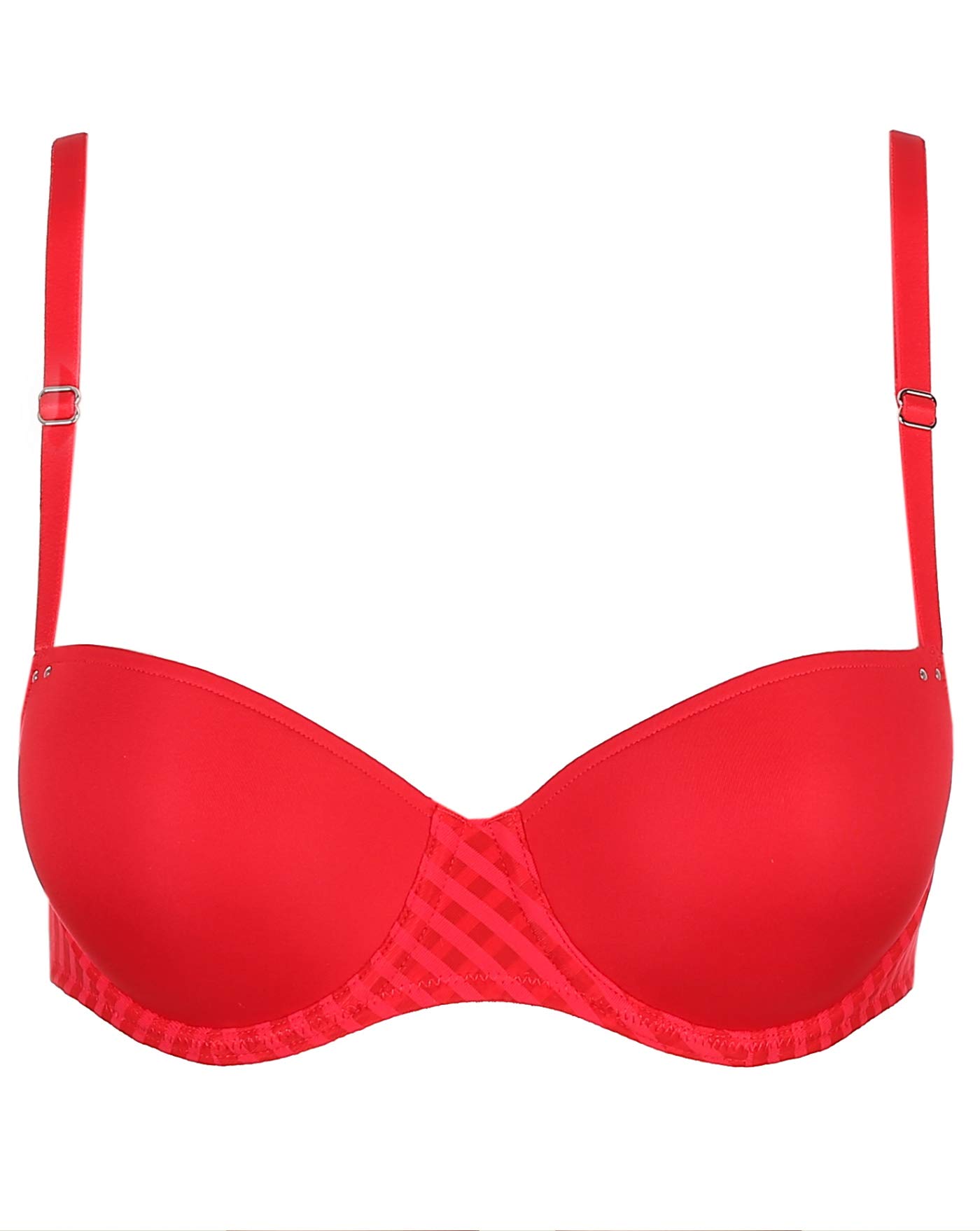 L'Aventure Balconette Bra - Red - 80 Centimetres