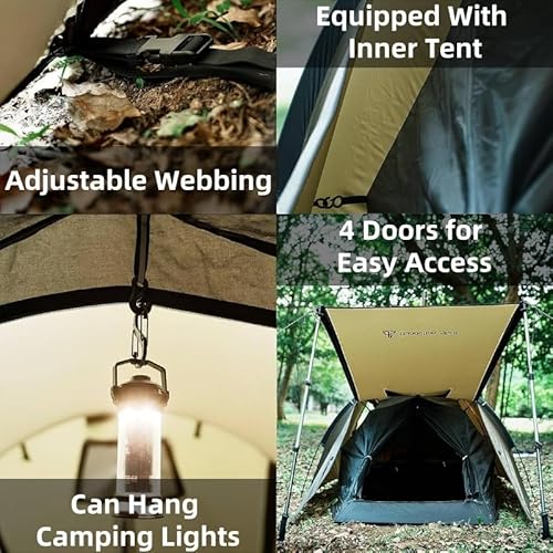 Dandelion Shell ストーブジャック付きの屋外キャンプホットテント の商品画像 5
