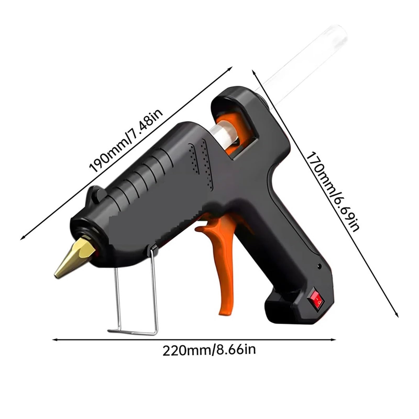 Pistola per colla a caldo, 150 W Gun Di Colla A Caldo Grado Industriale Fai Da Te 180 ℃ Strumenti Riparazione Elettrica Fatti A Mano Domestici A