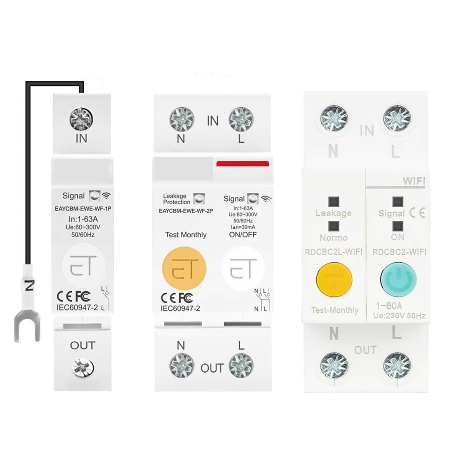 Compteur d'energie WiFi intelligent avec minuterie et relais KWh