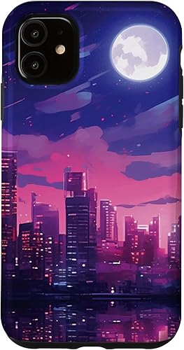 Funda estética Kawaii para iPhone 11 80s 90s Anime & Manga Lofi Vaporwave Kawaii