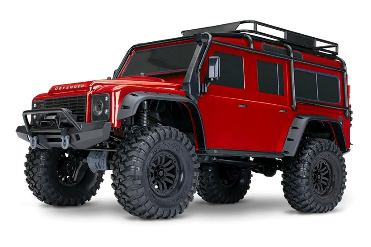 Paraurti Alluminio Con LED Per TRX-4M Defender 1/18 - Set