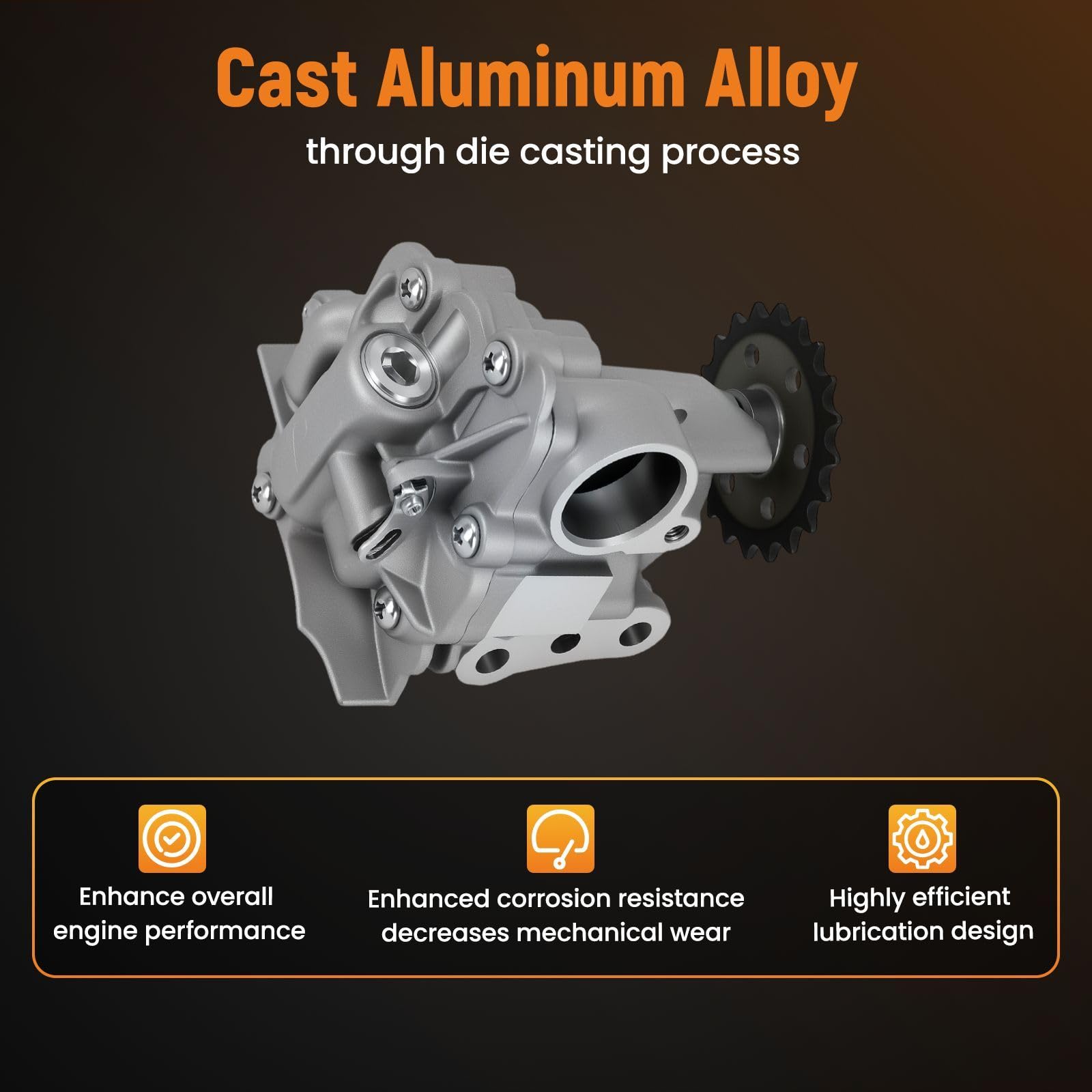 maXpeedingrods Bomba de aceite de aluminio para Opel Movano B Nissan NV400 2.3