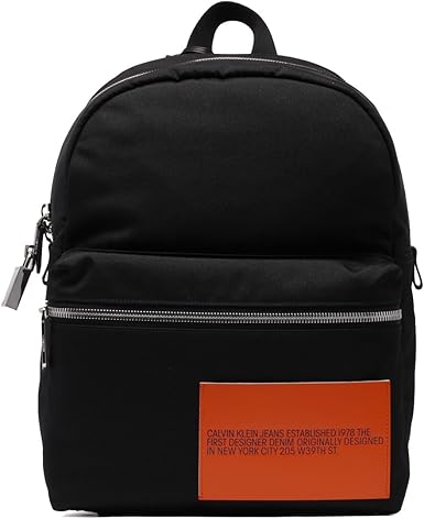 calvin klein jeans patch backpack