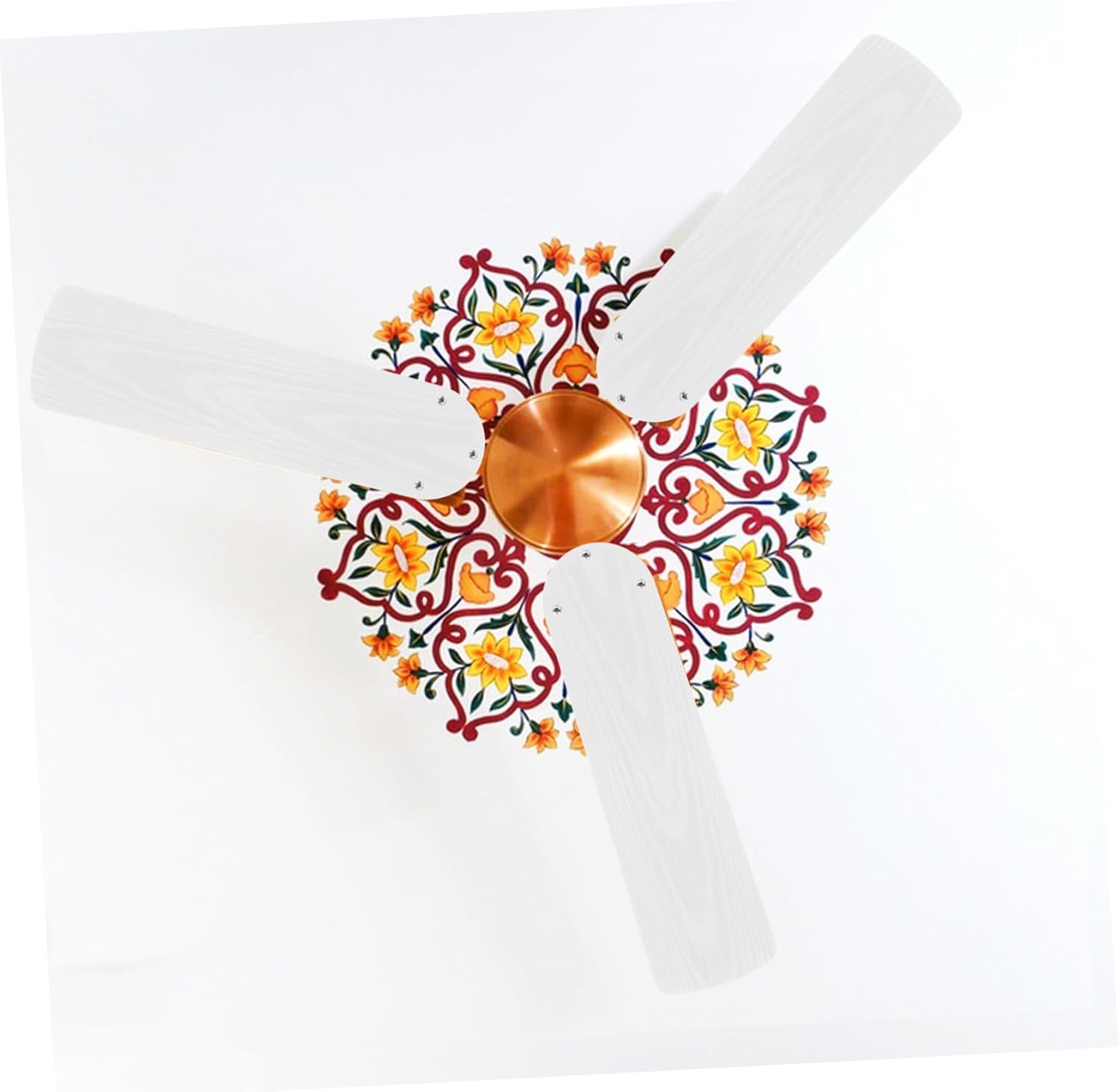 Wood Grain Ceiling Fan Blade 20.7 Inch High-Performance Plastic Replacement Fan Leaf Single Piece Accessory for Easy Installation