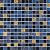 LSDECO 1"x1" Blue Blend Glass Mosaic Tiles for Swimming Pool Kitchen Backsplash Bathroom Wall (Cobalt Blend, 1 Sq.Ft)