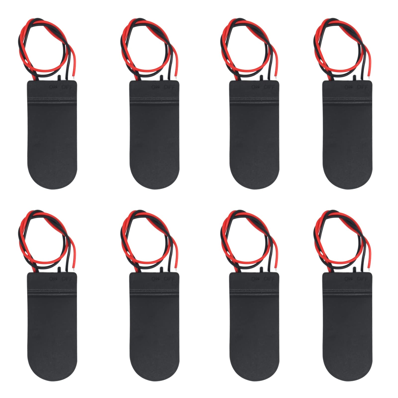 Buy 8PCS CR2032 Battery Holder, CR2032 Coin Cell Button Plastic Battery