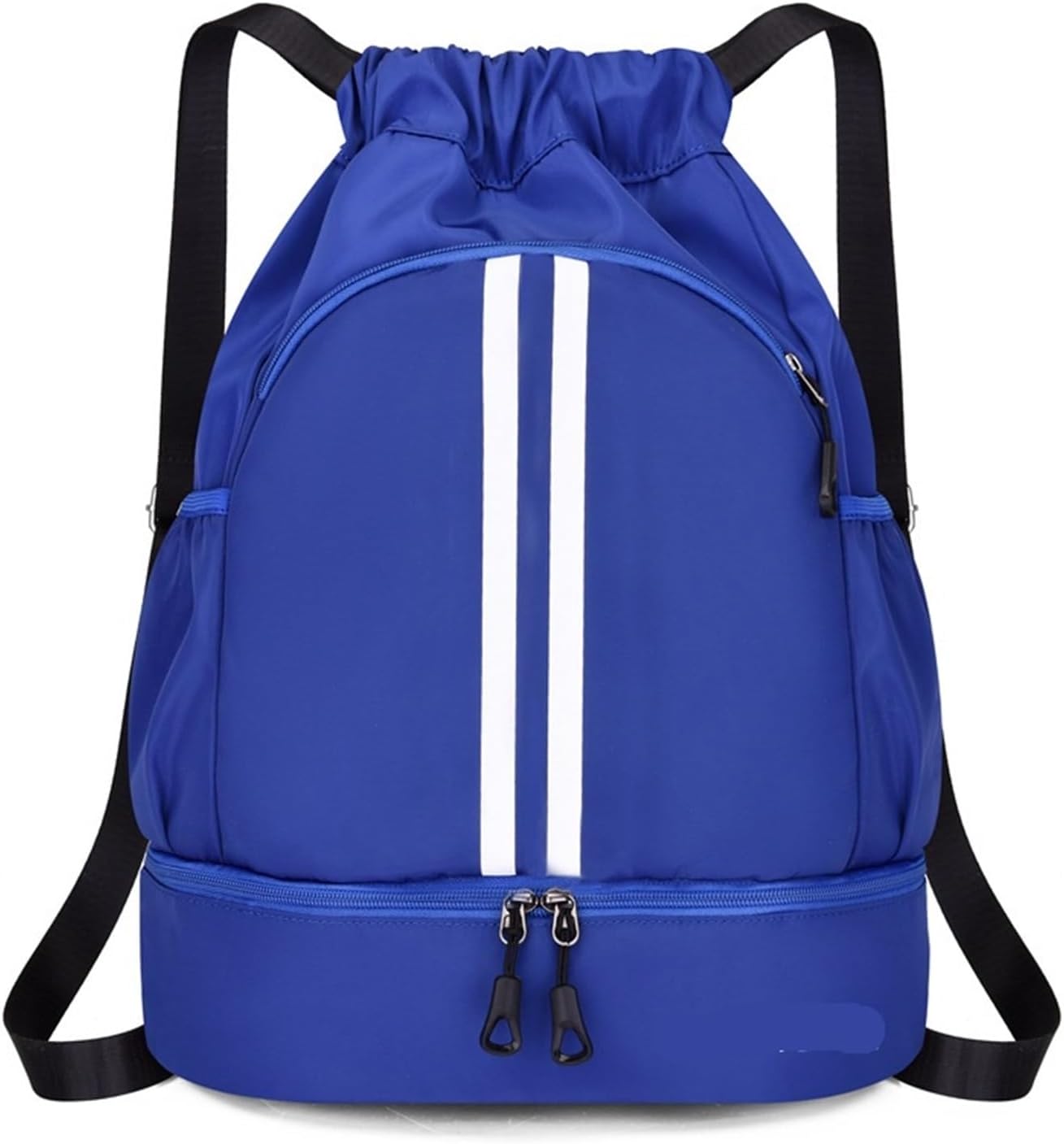 Basketball Bag Fitness Backpack Gym Bag Sport Basketball Backpack Travel Outdoor Pack(2S-Blue)