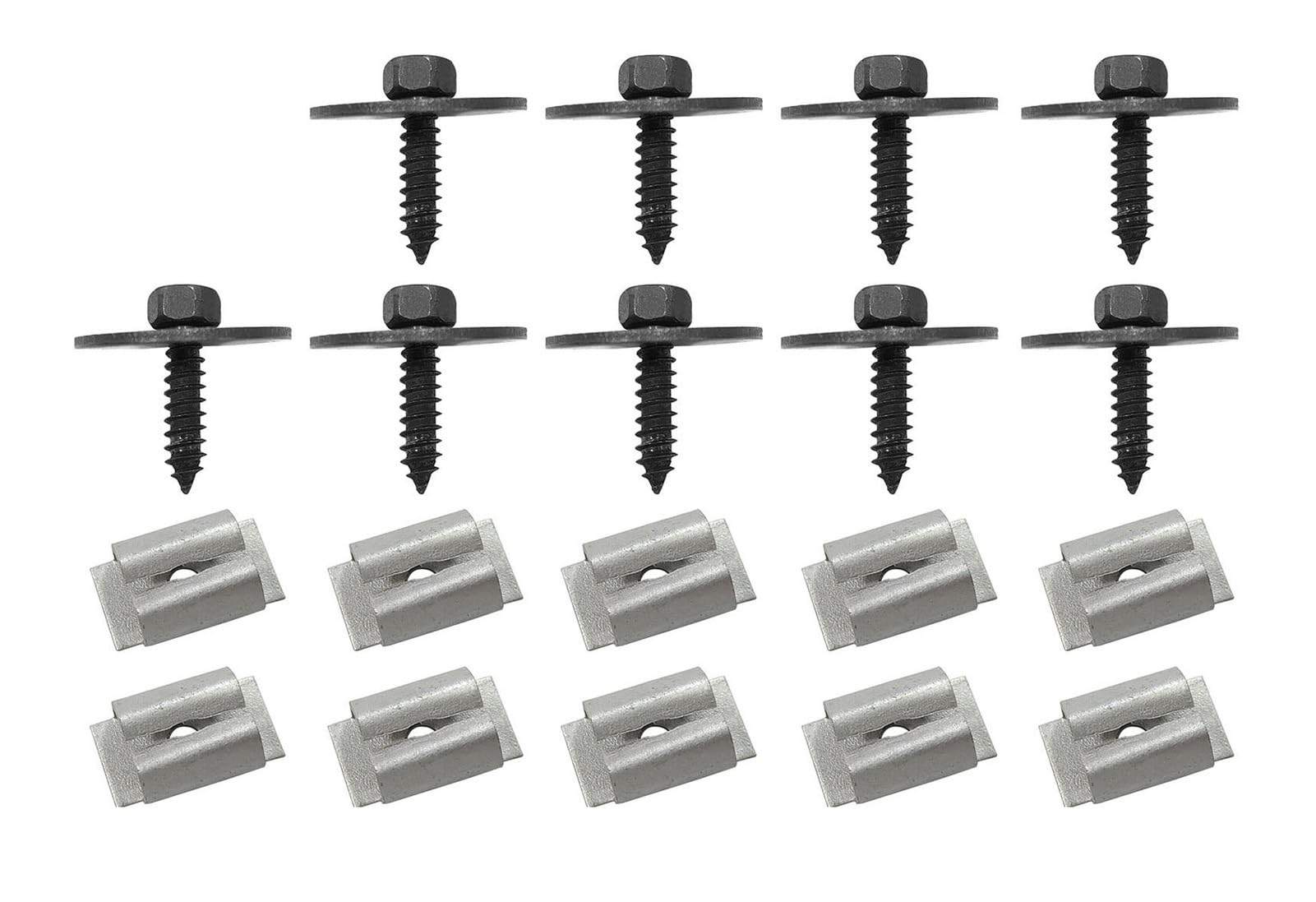 20X for W202 W203 W204 CES SL SLK chasis cubierta del motor placa contra salpicaduras tornillos pernos tuercas 2019900536 0019949845