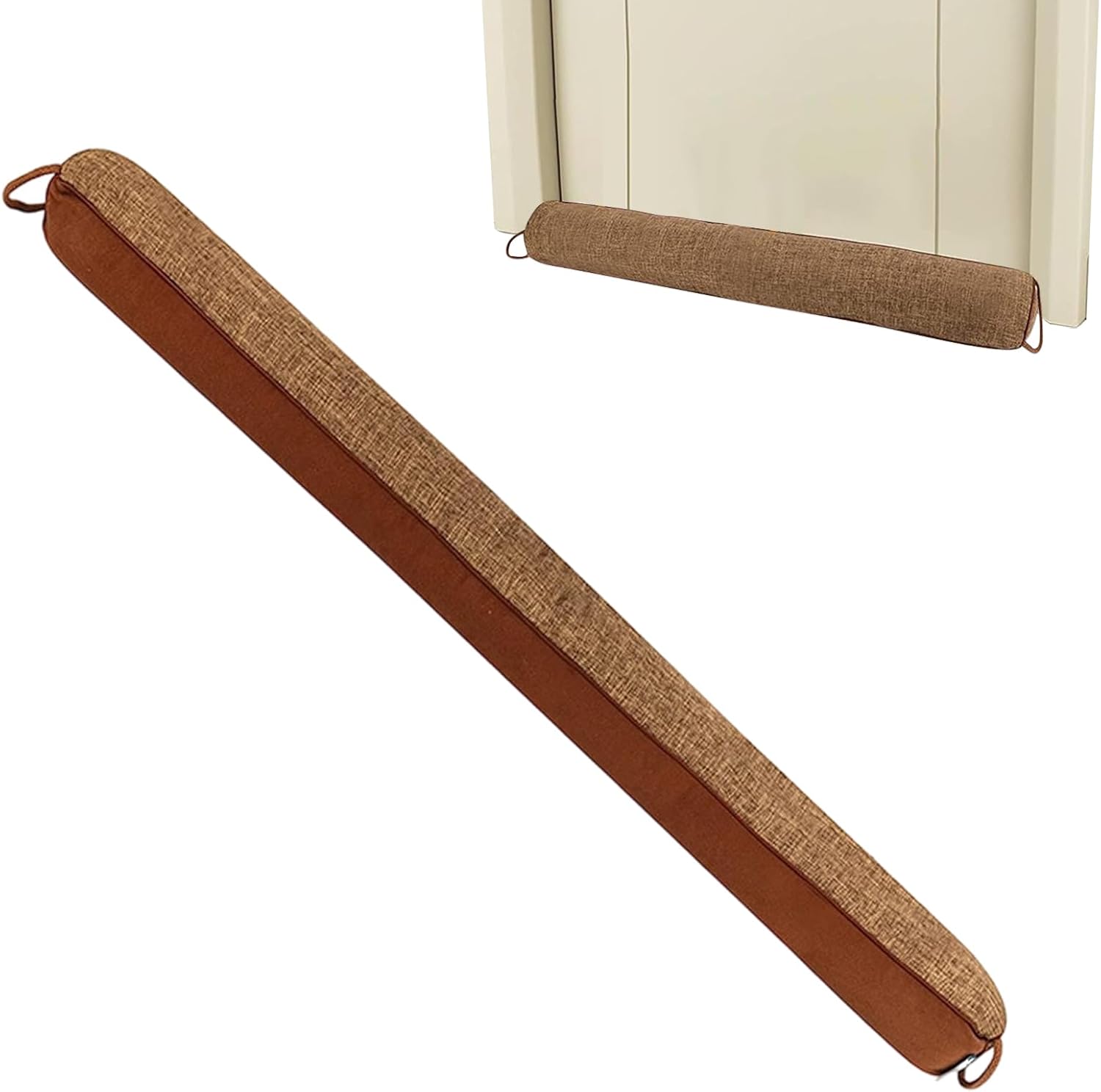 Universal Fit Draft Stopper - Practical Door Draught Excluder | Weighted Door Draft Blocker for Home Room Dust, Heavy Duty Wind Stopper for Wind Protection, Sturdy Drafts Excluder, DoorGap Filler for