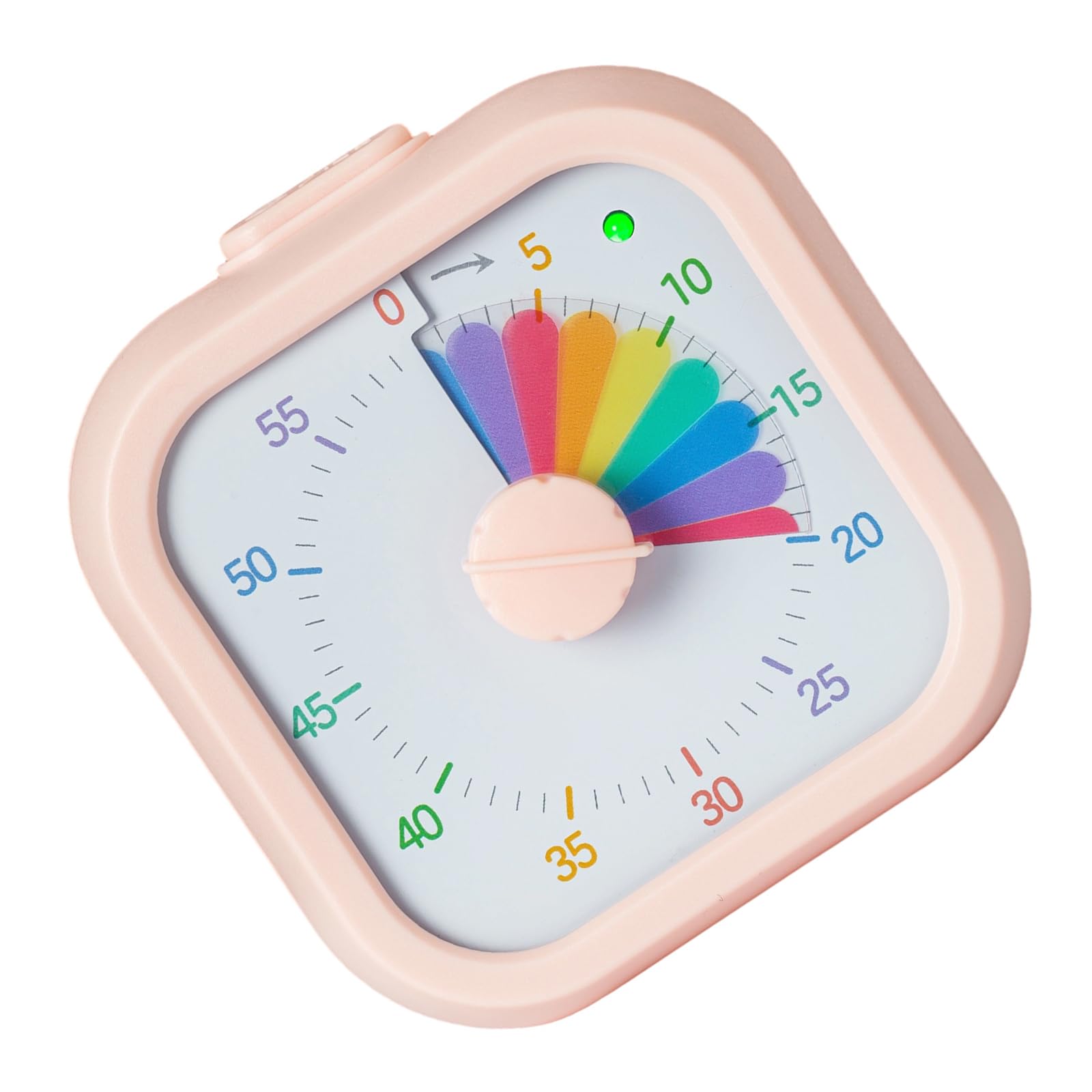 Kaeltsyn A 60 Minutes Visual Timer Visualization Kitchen Cooking Timer Kitchen Cooking Discipline Countdown Square Quiet Clock Clock For Children