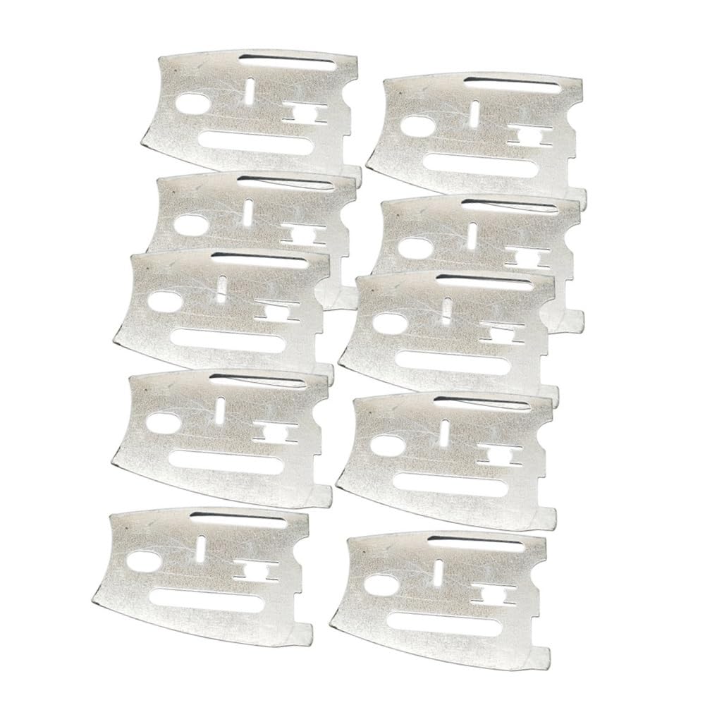 Plaque de protection de guide-chaîne pour tronçonneuse 61 et 268 lot de 10 pièces