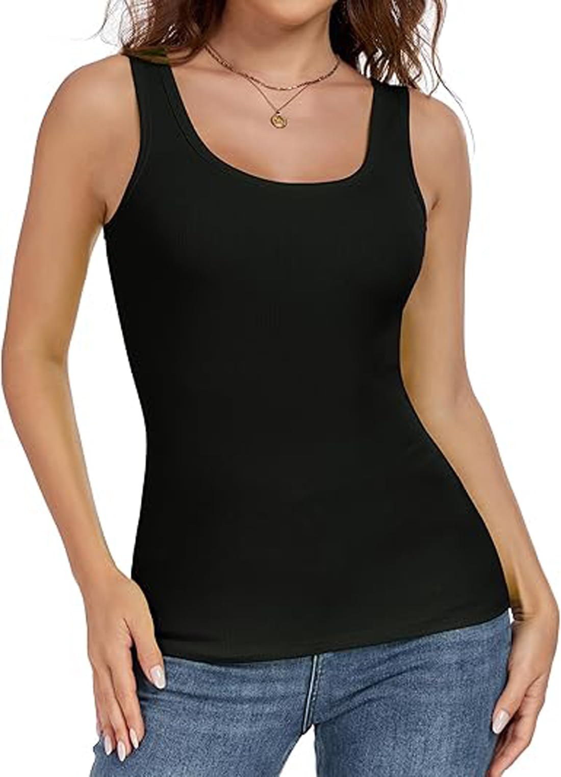 stars and you Women's Cotton Tank Top, Scoop Neck, Sleeveless, Stretchable-picture-16