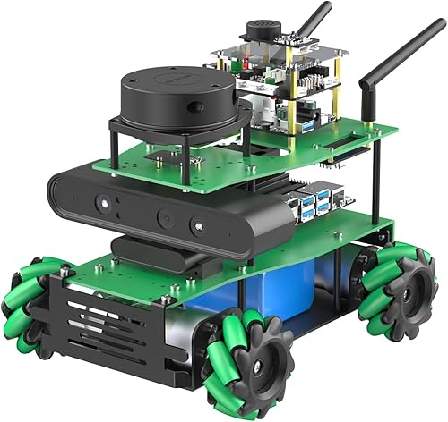 Miniatura 23 de Yahboom ROS2 Robot Lidar Mapeo Navegación Mecanum Wheel Python Programación Aprender Explorar Kit robótico Docker Adulto AI Robot APP Control remoto