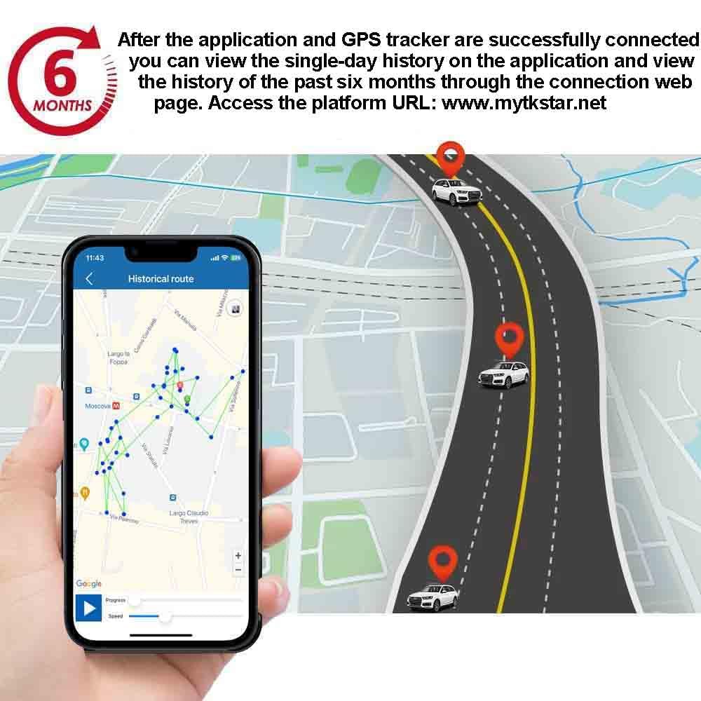Mini localisateur 4G pour voiture pour votre véhicule Micro localisateur GPS avec carte SIM imperméable magnétique cachée en temps réel Dispositif de localisation GPS pour voitures, enfants et personn