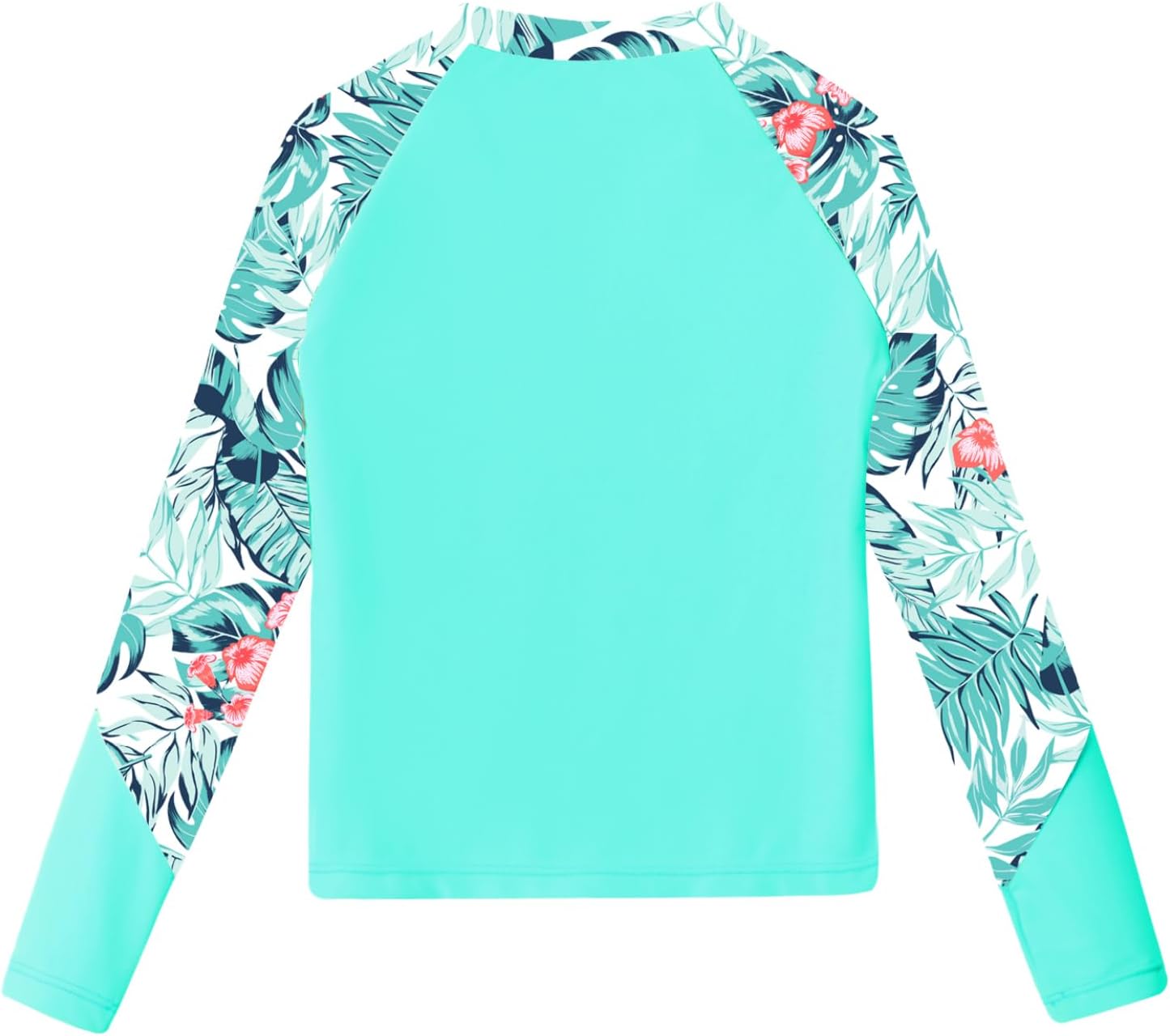 Rash Guard Swimwear Set for Kids Girls Printed Long Swimshirts with Panties 2 Pcs Swimsuit