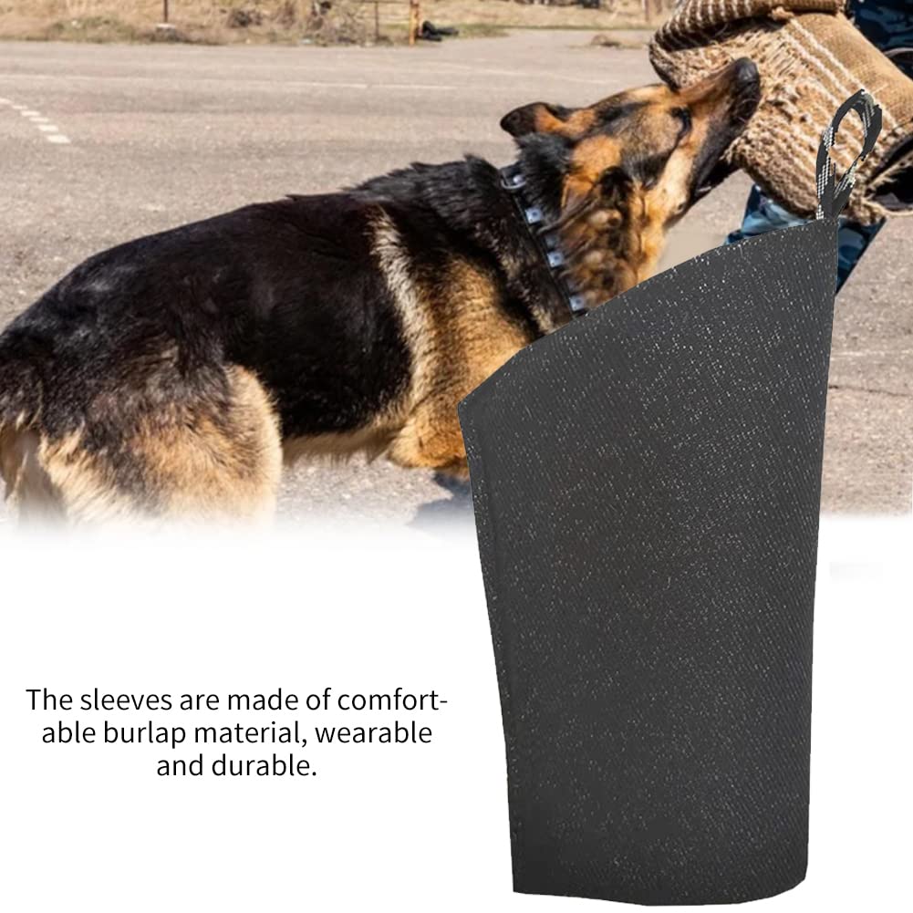 Hundebiss Ärmel für Hundetraining Armärmel Sackleinen Armschutz Ärmel für Hundetraining Supplies Hundebisshülse Bisswache für Hunde