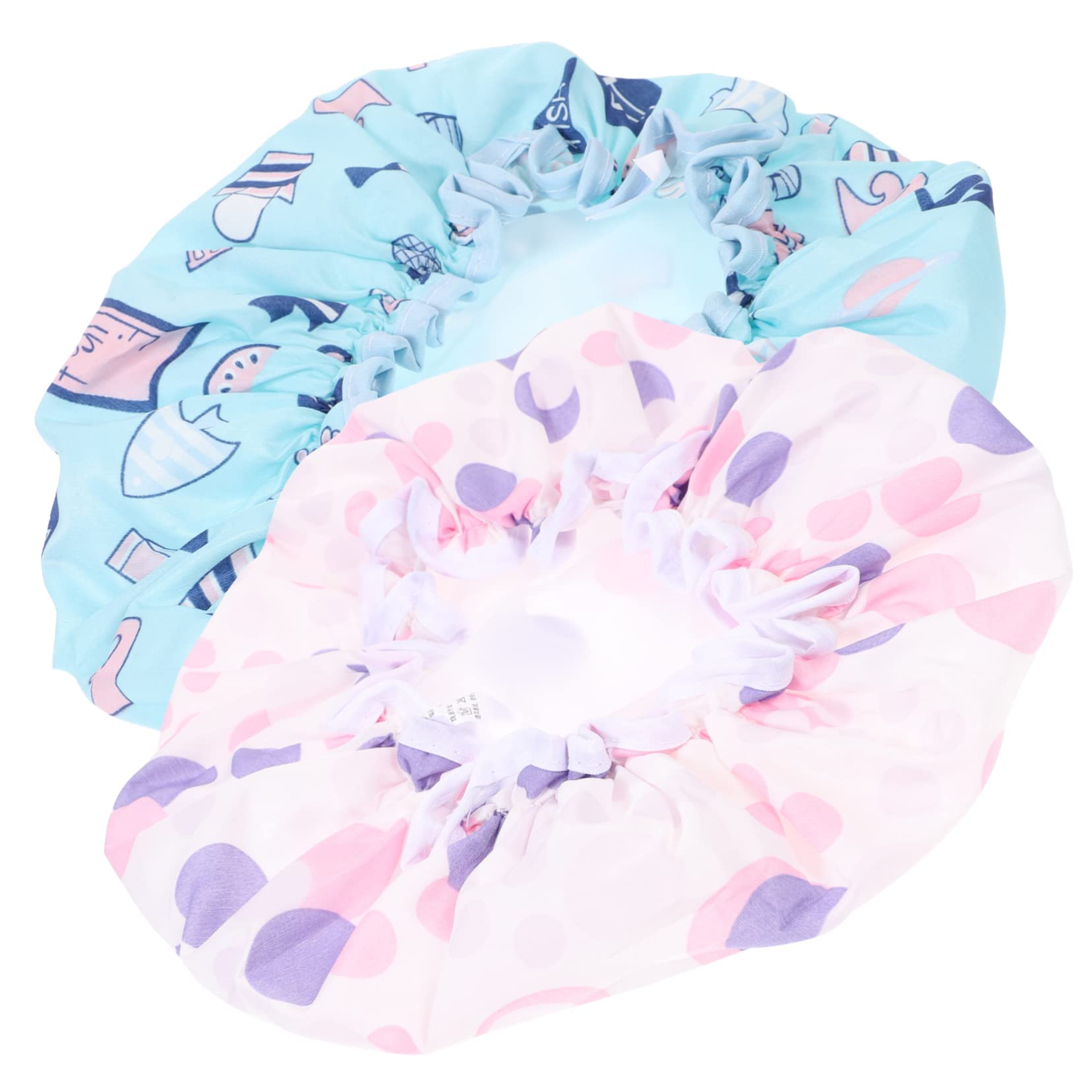 PLAFOPE 6piezas Gorro De Para Mujer Diseño Elástico Protección Del Cabello Para Baño y Spa Mar y Reutilizable y Cómodo