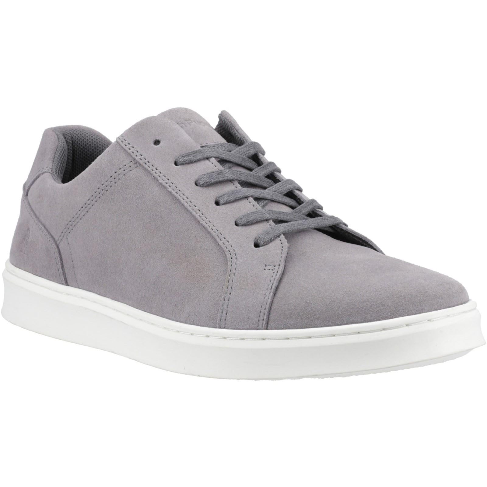 Hush Puppies Men's Mason Suede, Grey, 12 UK